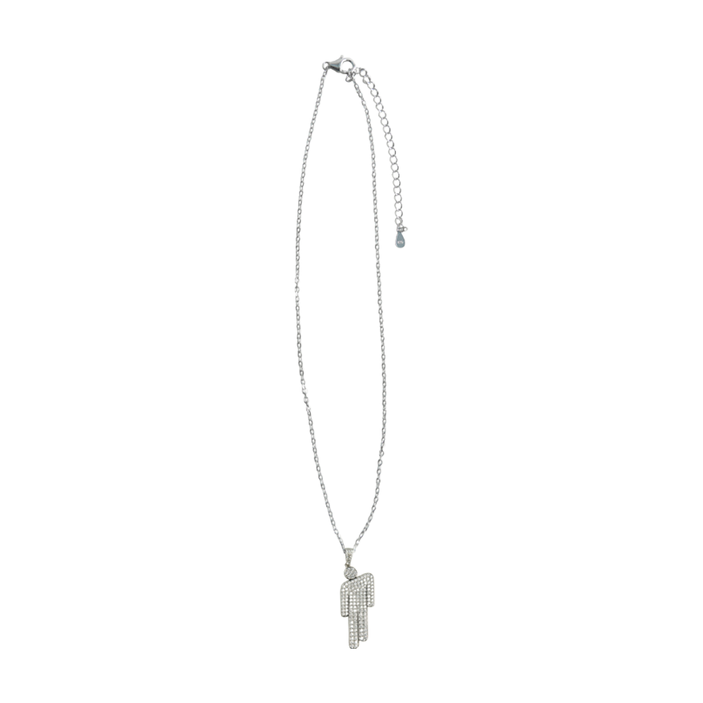 Silver Blohsh Necklace - Billie Eilish