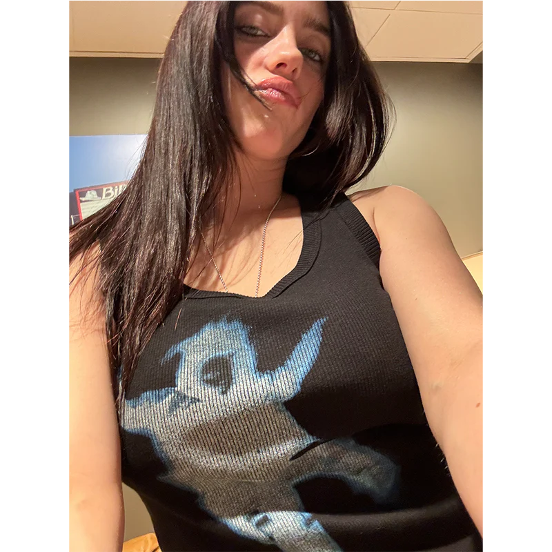 Billie Eilish - Falling Ribbed Crop Tank
