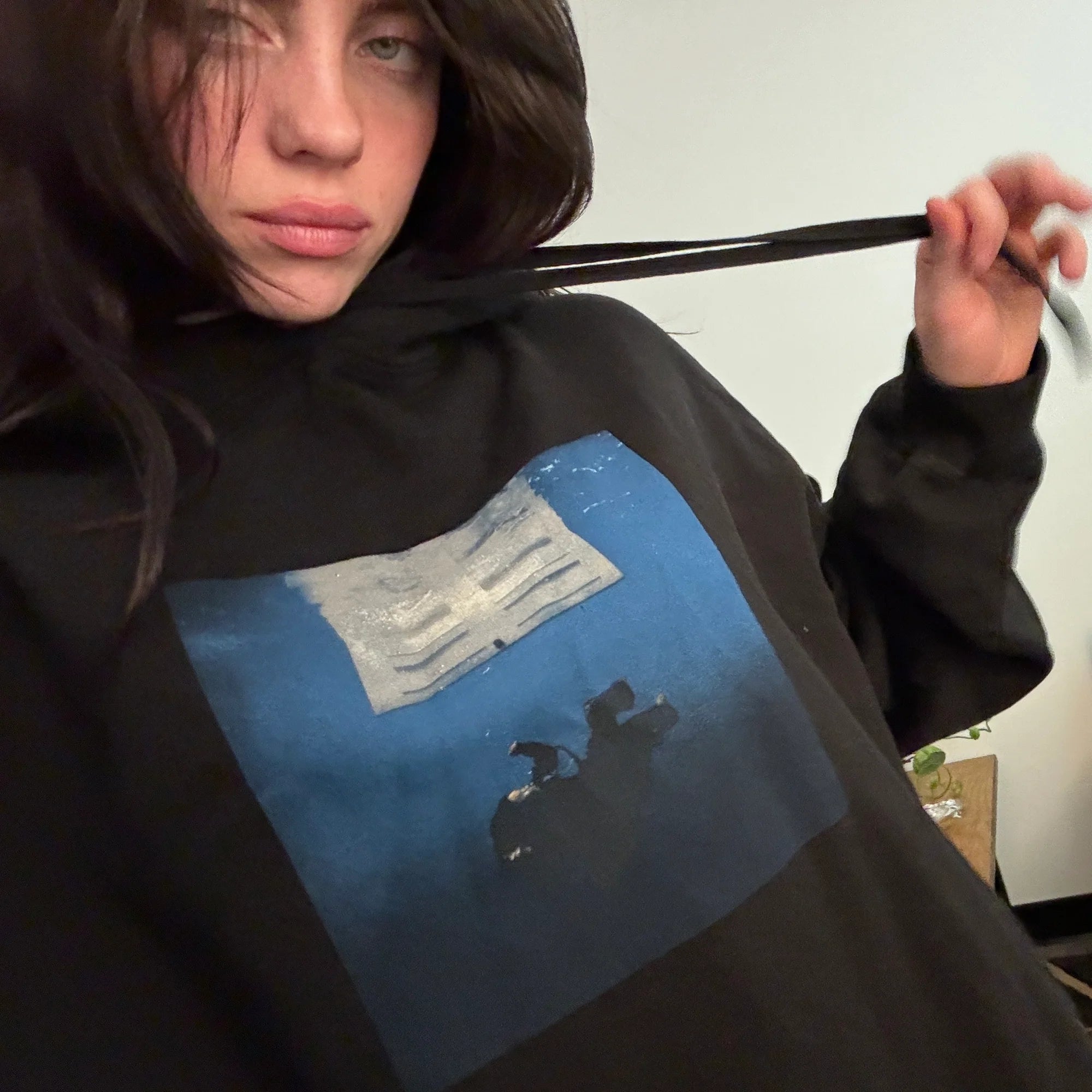 Hit Me Hard And Soft Black Cover Pullover Hoodie - Billie Eilish