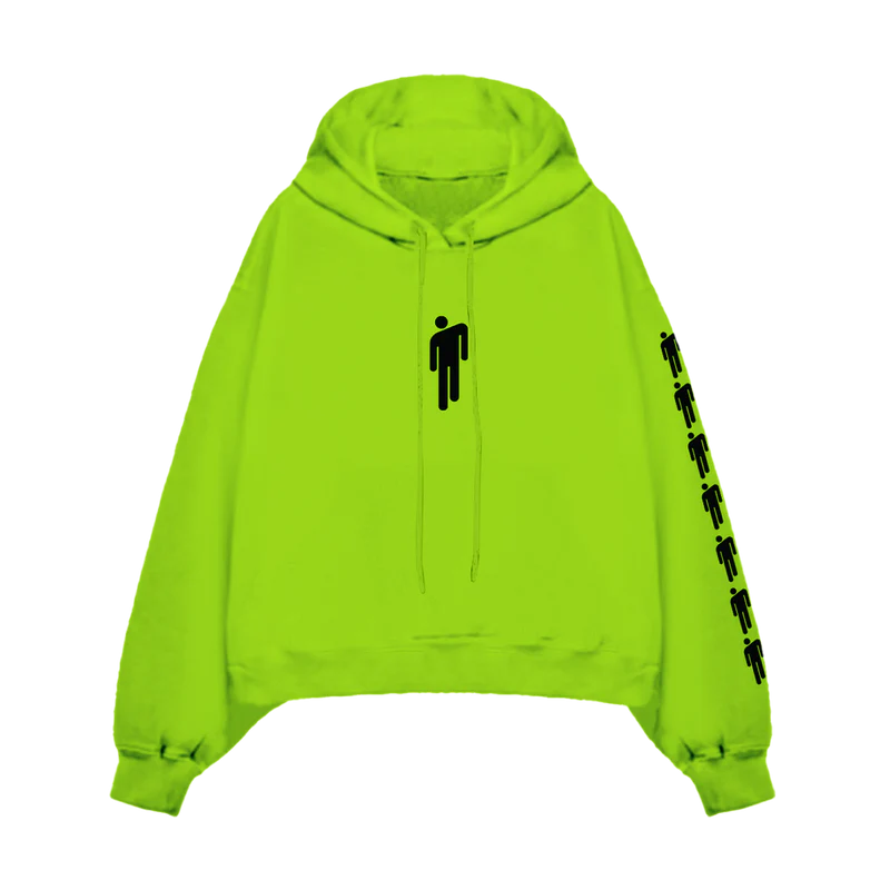 Hanging Blohsh Green Hoodie - Billie Eilish