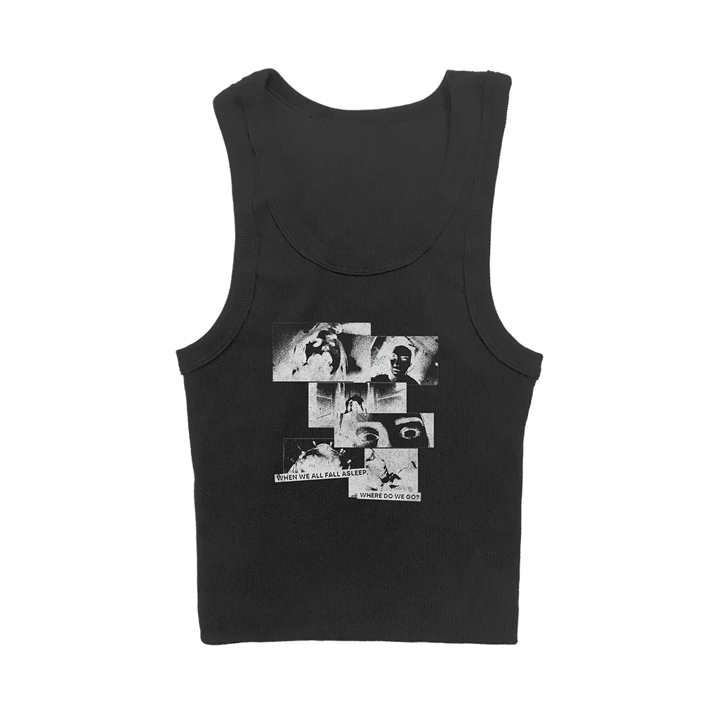 Billie Eilish - When We All Fall Asleep, Where Do We Go? Anniversary Tank In Black