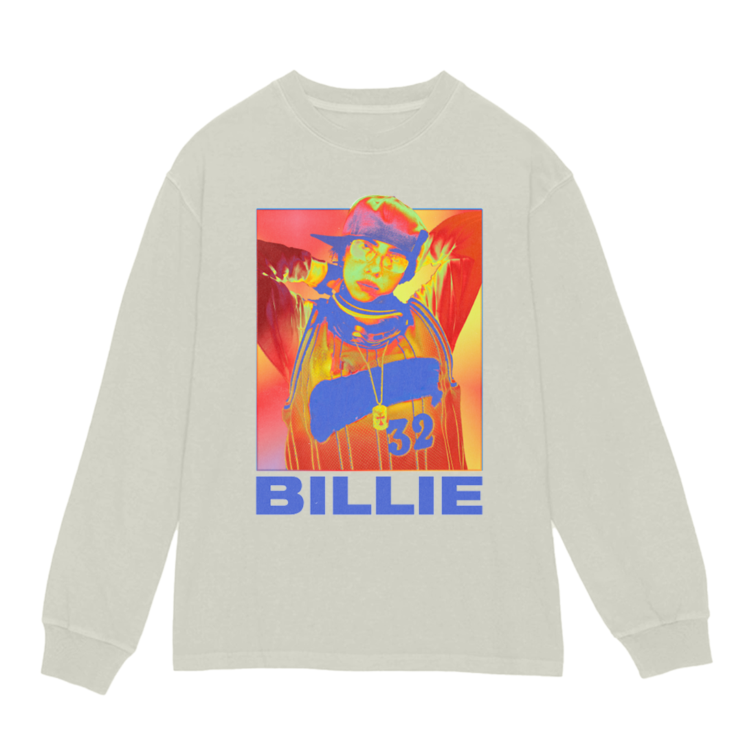 Billie Eilish - Heat Map London Longsleeve