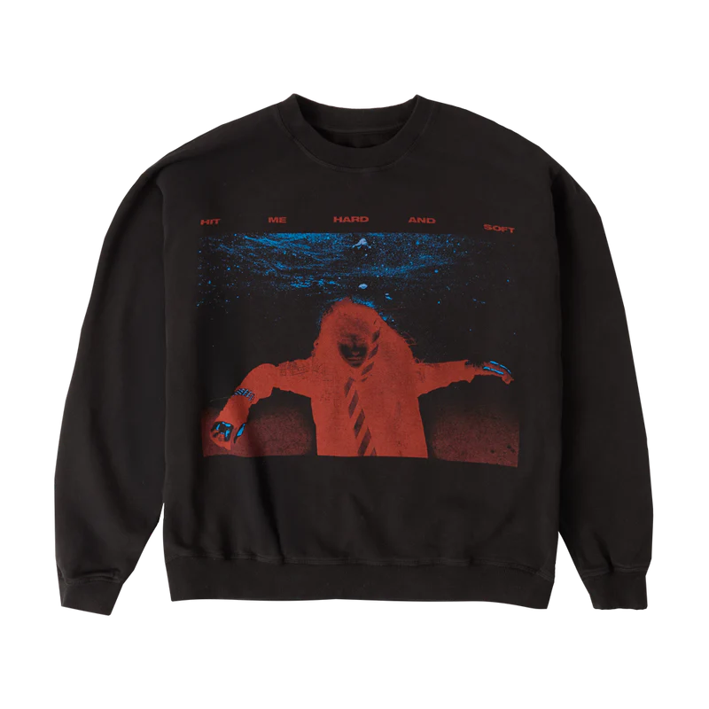 Billie Eilish - Sinking Black Crewneck Sweatshirt