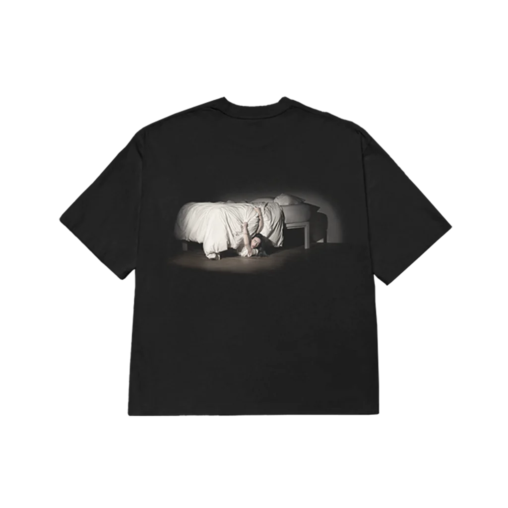 Billie Eilish - When We All Fall Asleep, Where Do We Go? Anniversary Tee In Black