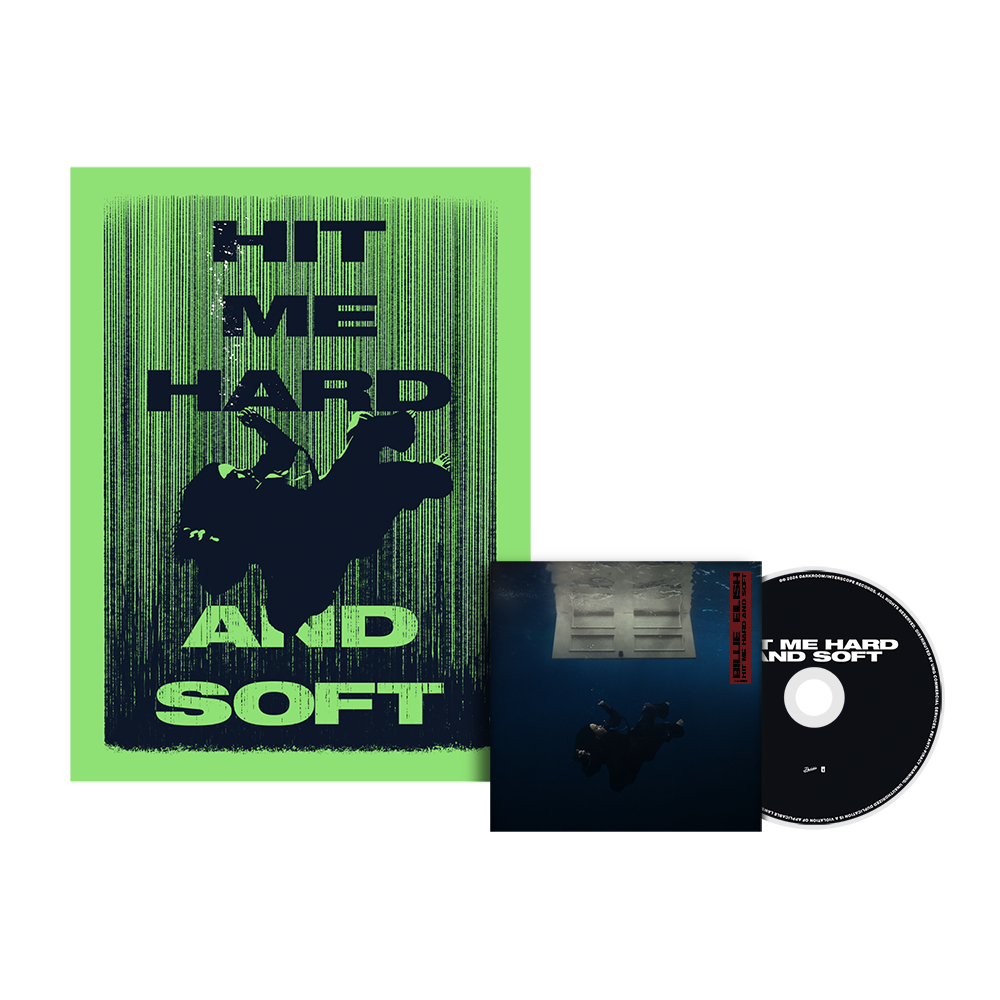 HIT ME HARD AND SOFT Standard CD + Green Poster - Billie Eilish