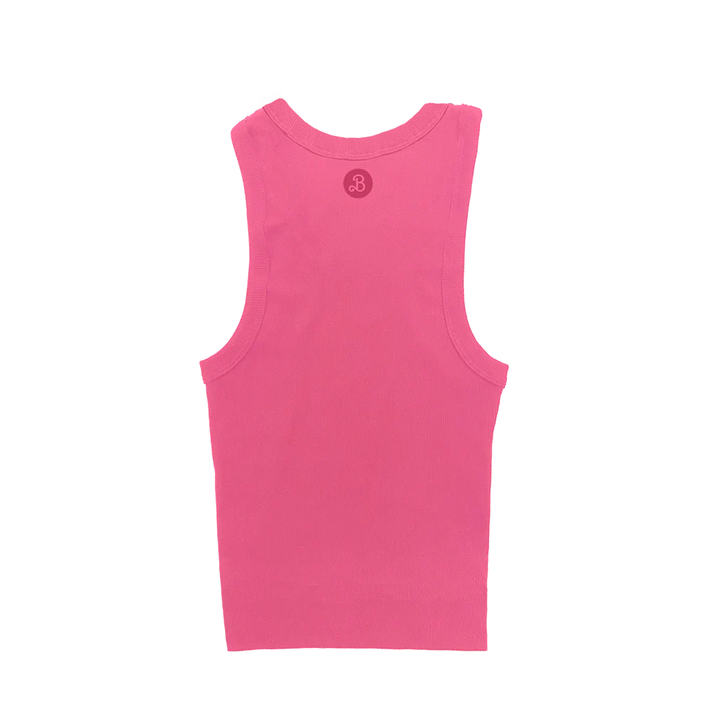 Billie Eilish - Barbie x Billie Eilish Pink Ribbed Tank
