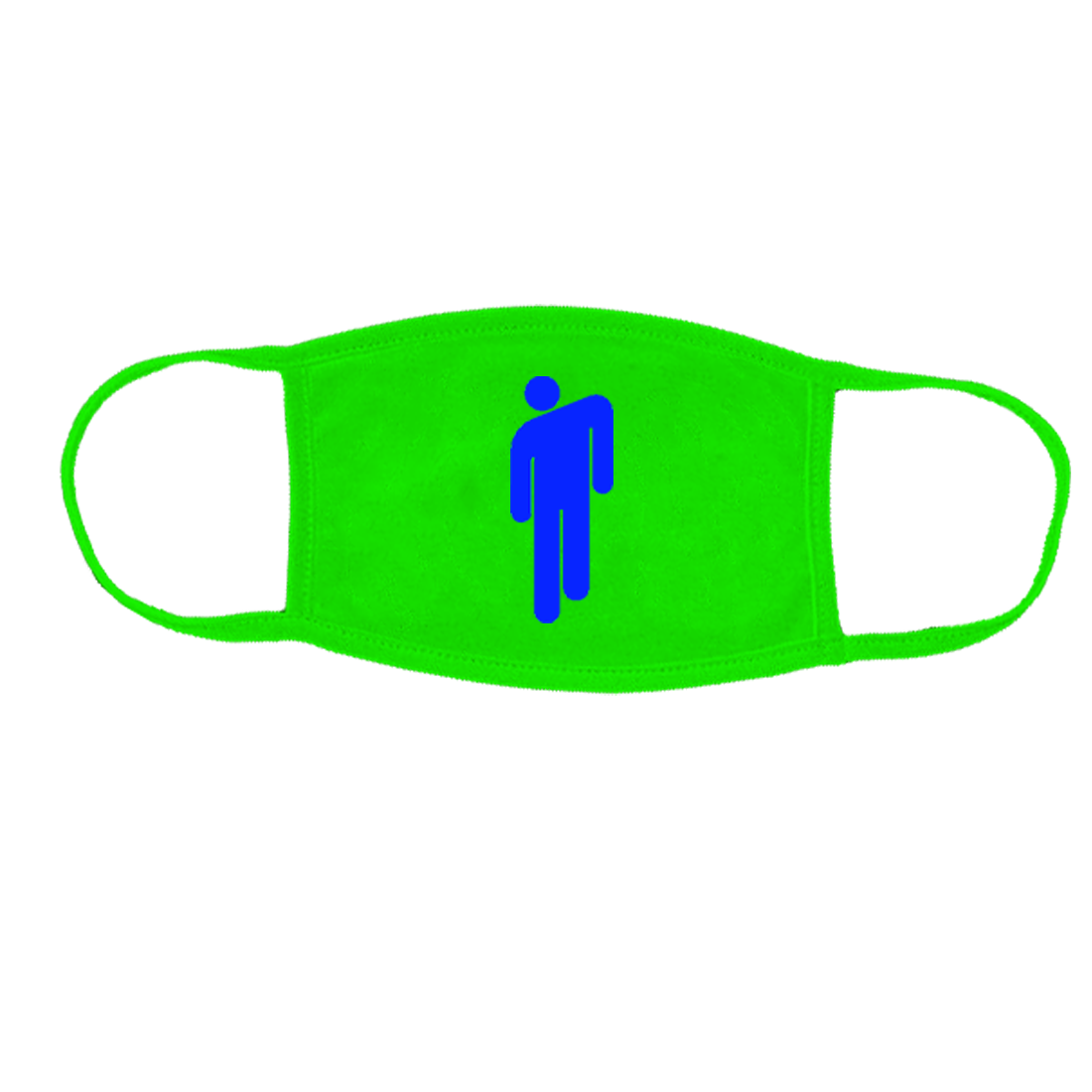 Billie Eilish - Blohsh Neon Green Face Mask – Proceeds Donated