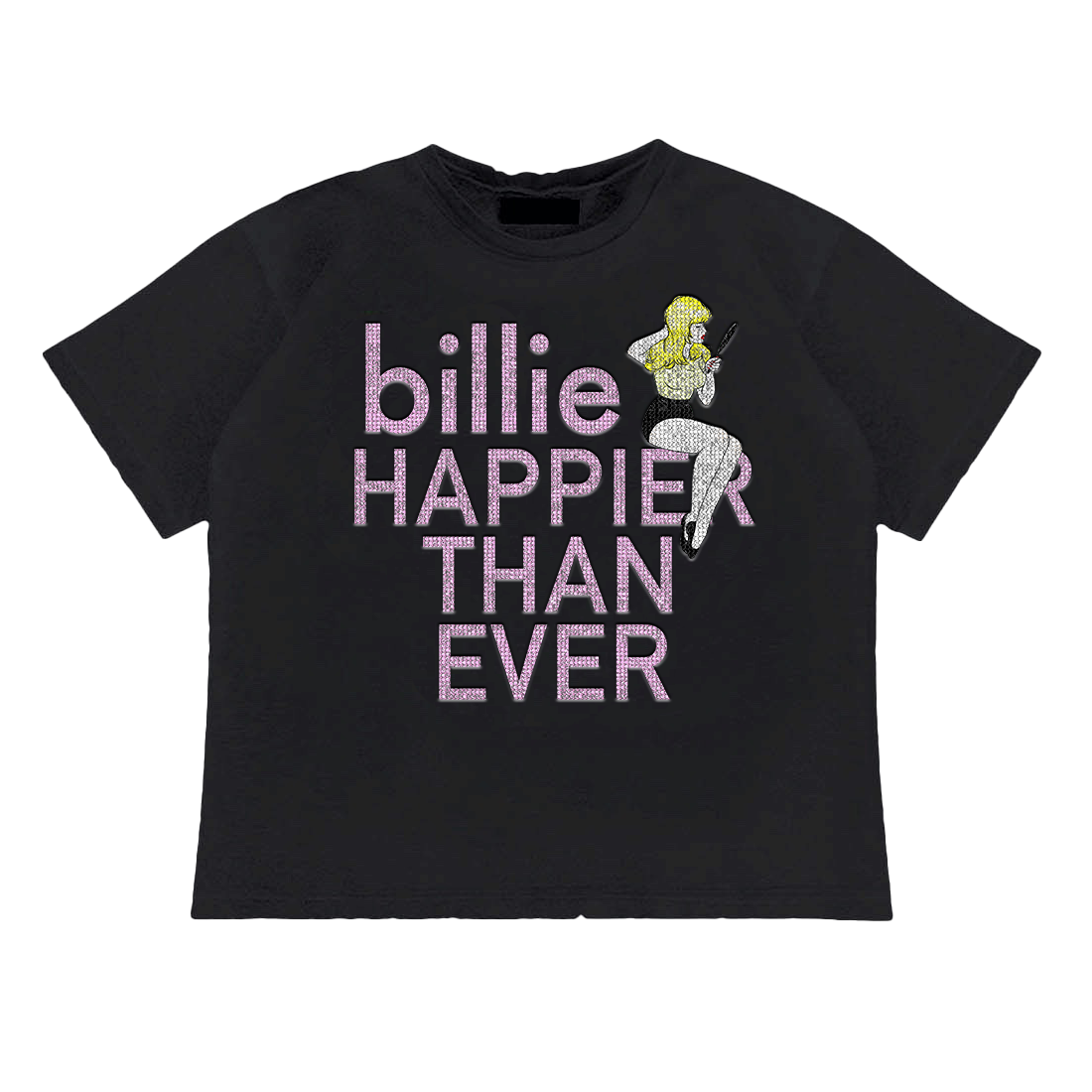 Billie Eilish - Limited Edition – Pretty Boy Rhinestone Tee