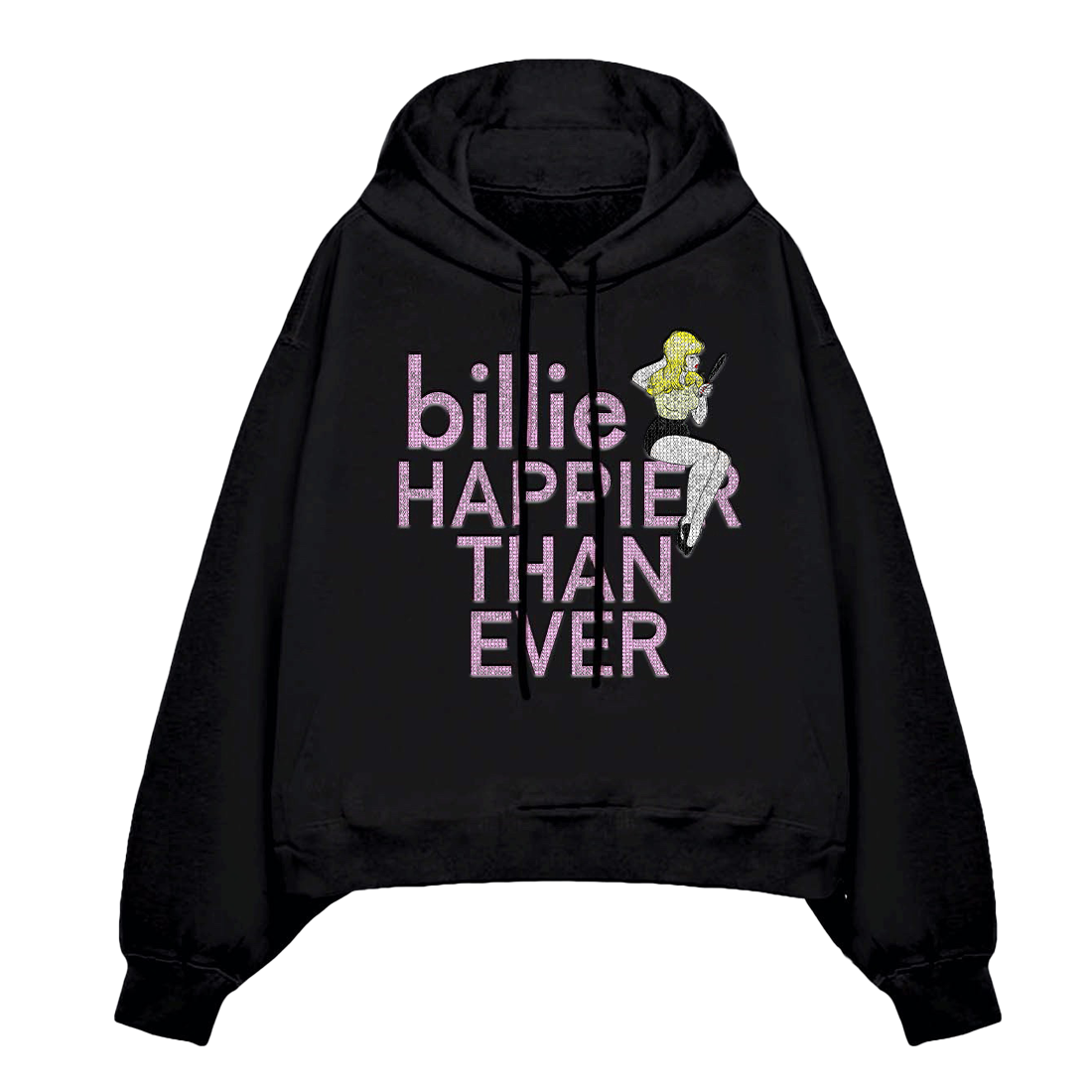 Billie Eilish - Limited Edition – Pretty Boy Rhinestone Hoodie