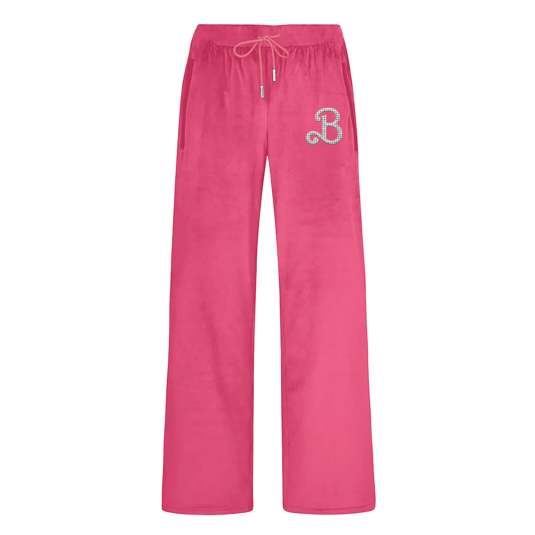 Pink 2024 velour trousers