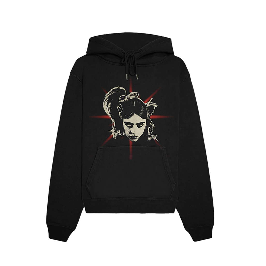 Billie Eilish - Starburst Black Hoodie