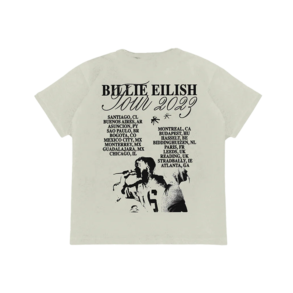 Billie Eilish - Explain It Off White Tour T-Shirt