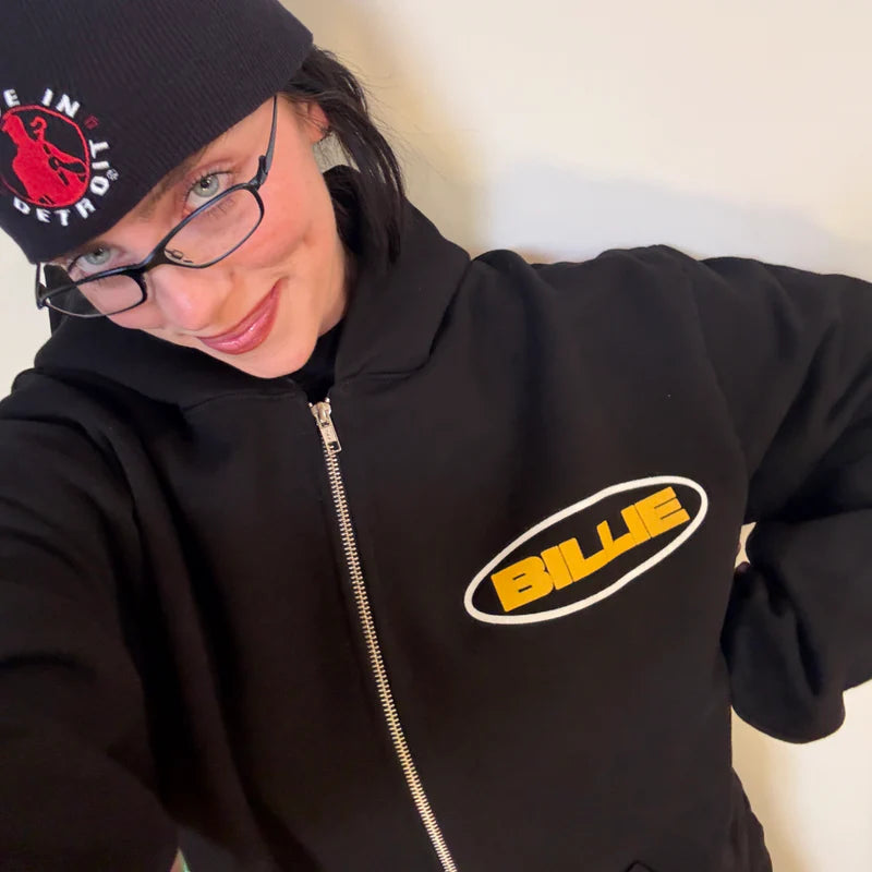Billie Eilish - Hit Me Star Black Hoodie