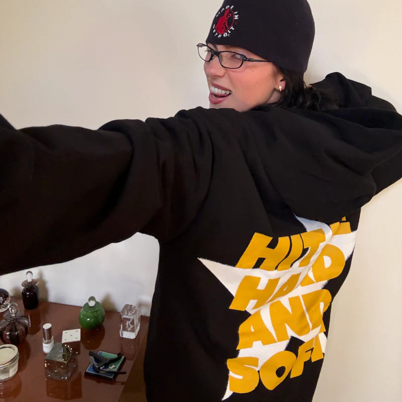 Billie Eilish - Hit Me Star Black Hoodie