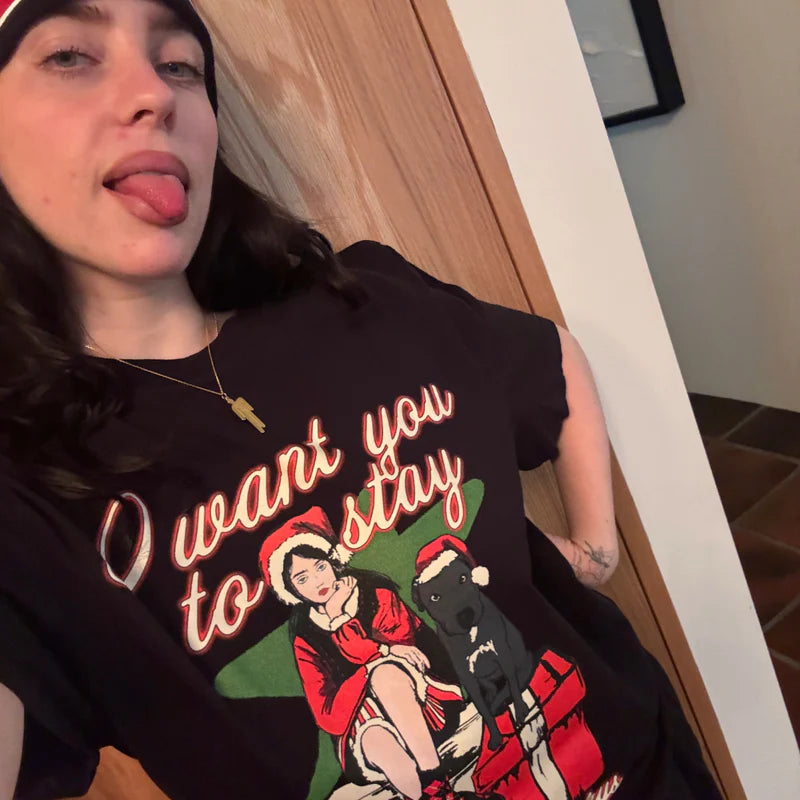 Billie Eilish - Stay For The Holidays T-Shirt