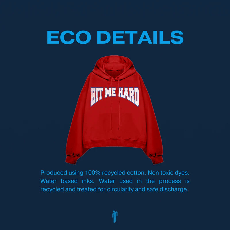 Billie Eilish - Hit Me Hard And Soft Red Hoodie