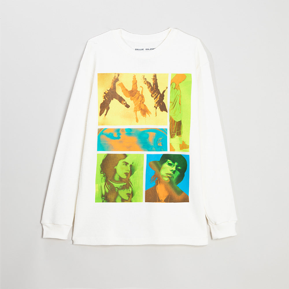 Billie Eilish - Birds Of A Feather Collage Thermal Long Sleeve