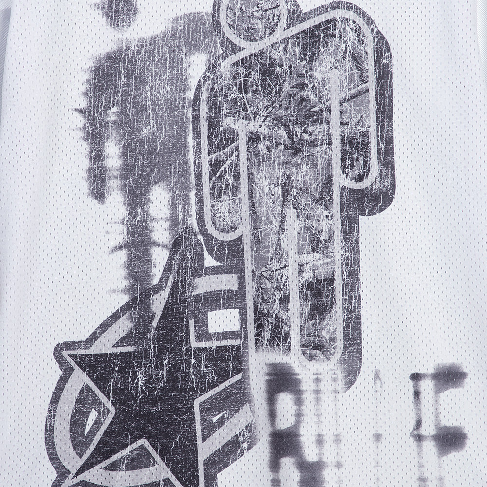 Billie Bandana White Football Jersey - Billie Eilish