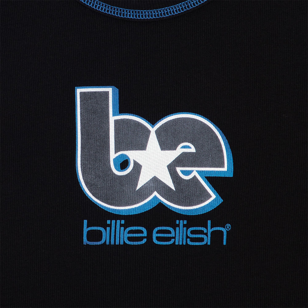 Billie Eilish - Be Contrast Lettuce Edge Tank