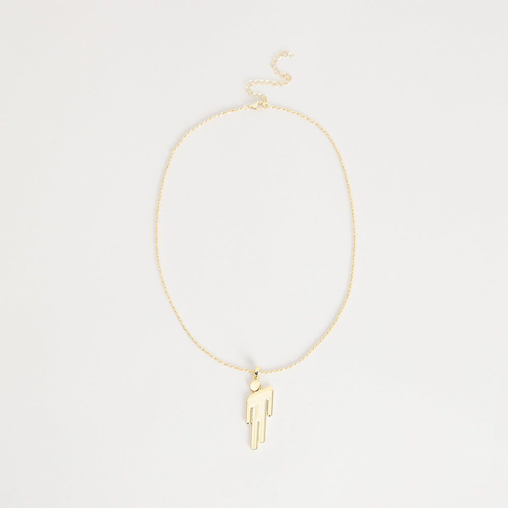 Billie Eilish - Gold Blohsh Pendant Necklace