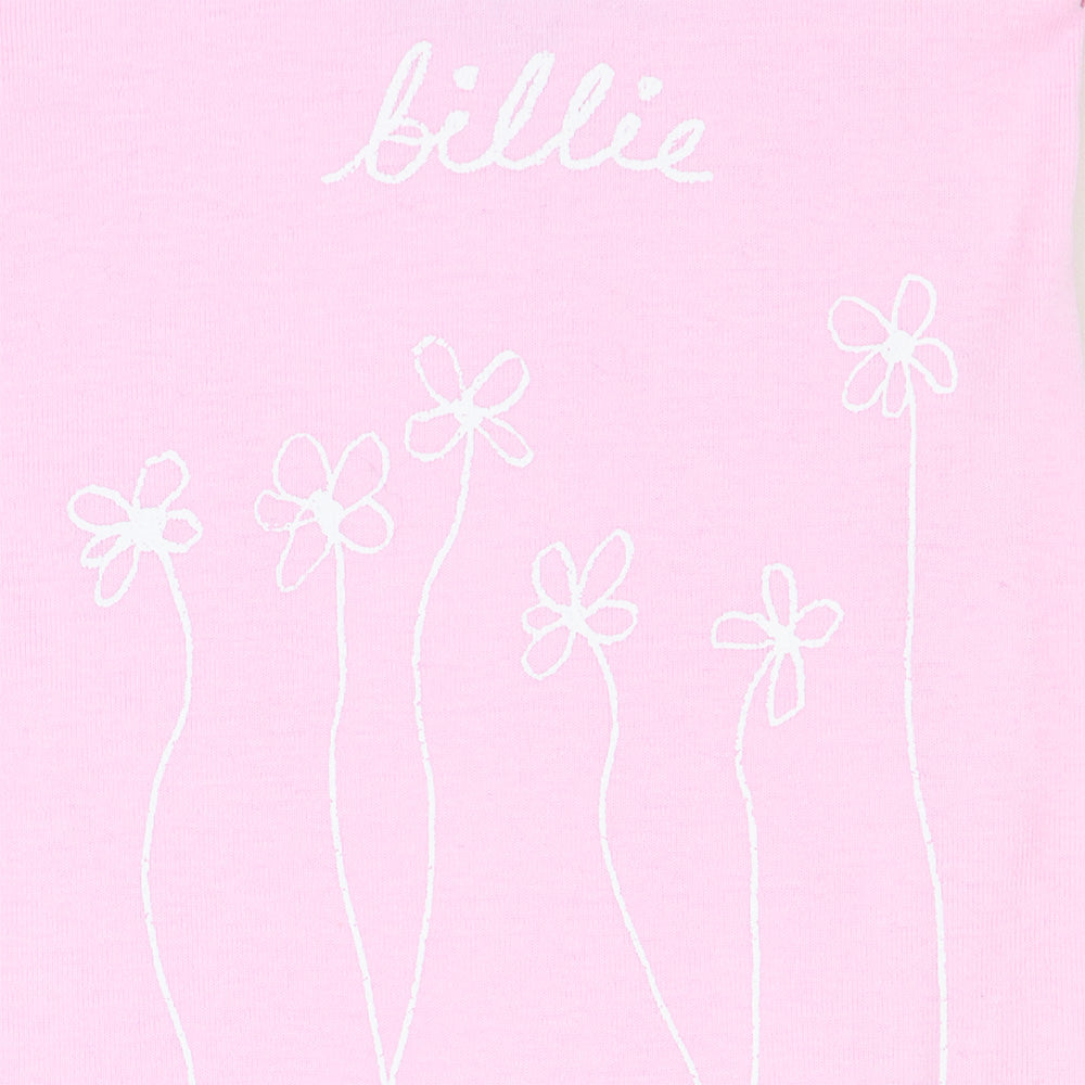 Billie Eilish - Blooms Organic Pink Onesie