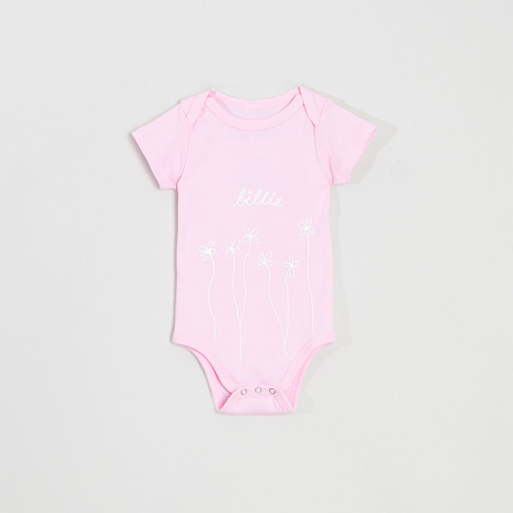 Billie Eilish - Blooms Organic Pink Onesie