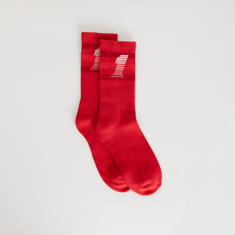 Billie Eilish - Billie Racer 1 Red Socks
