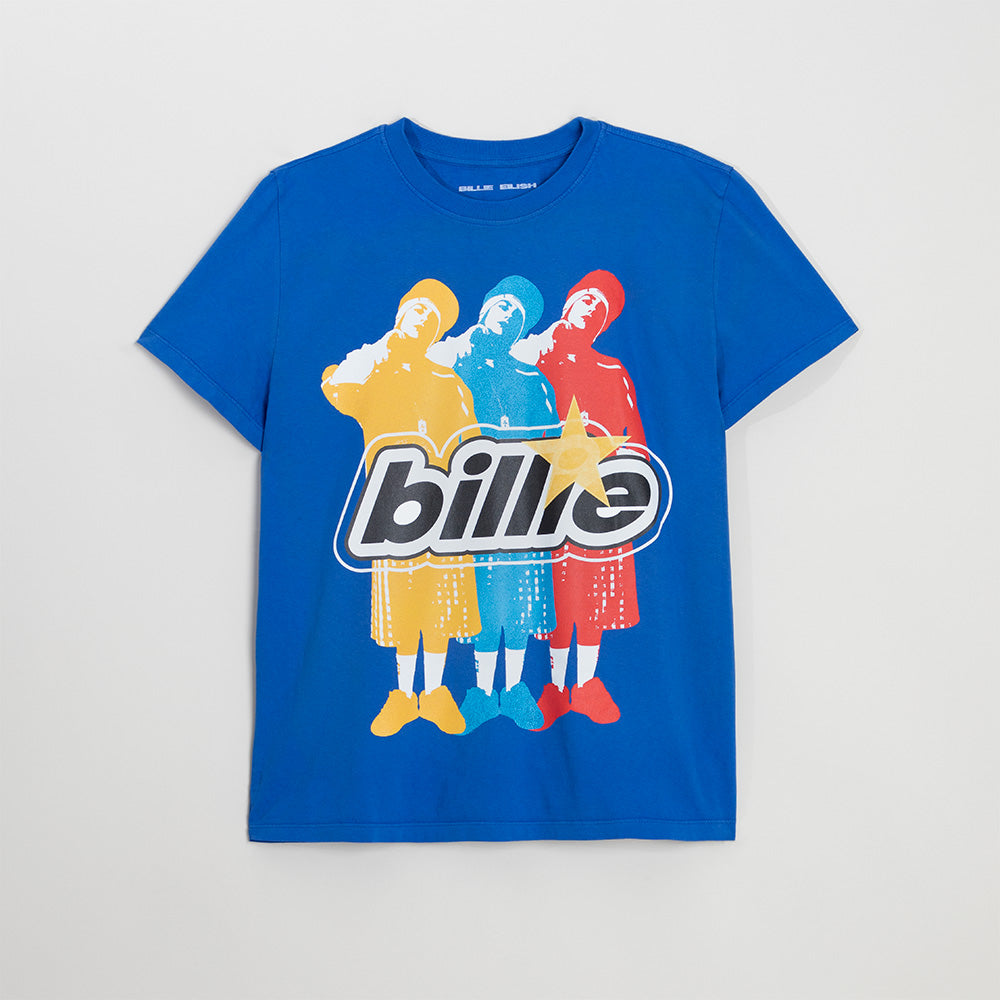 Billie Eilish - Billie Repeat Blue T-Shirt
