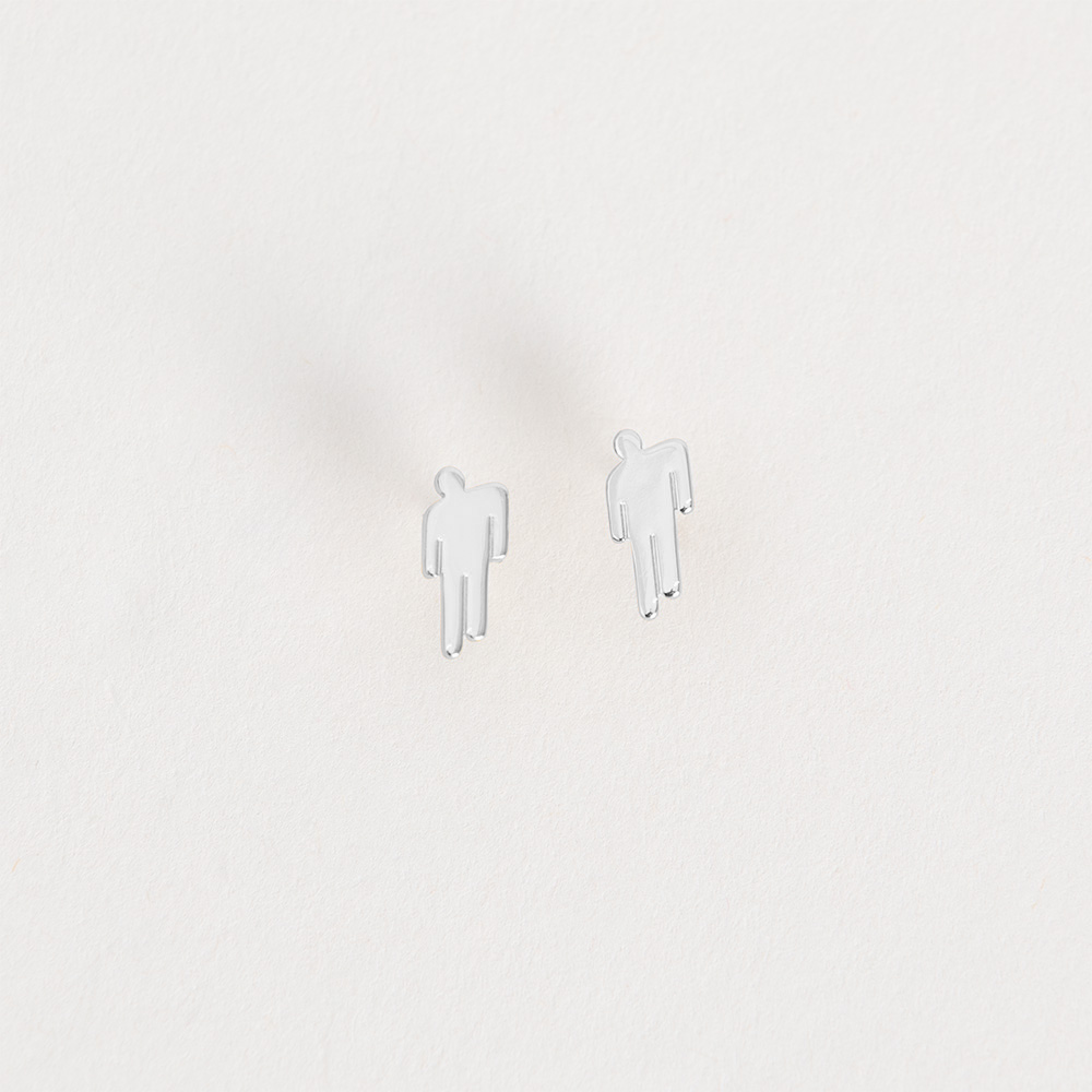 Billie Eilish - Blohsh Sterling Silver Stud Earrings