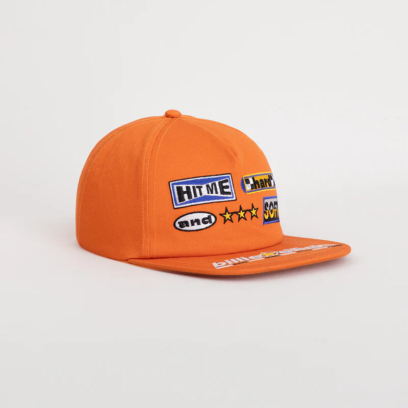 Orange Hit Me Hard and Soft Snapback - Billie Eilish Orange Hit Me Hard and Soft Snapback - Billie Eilish