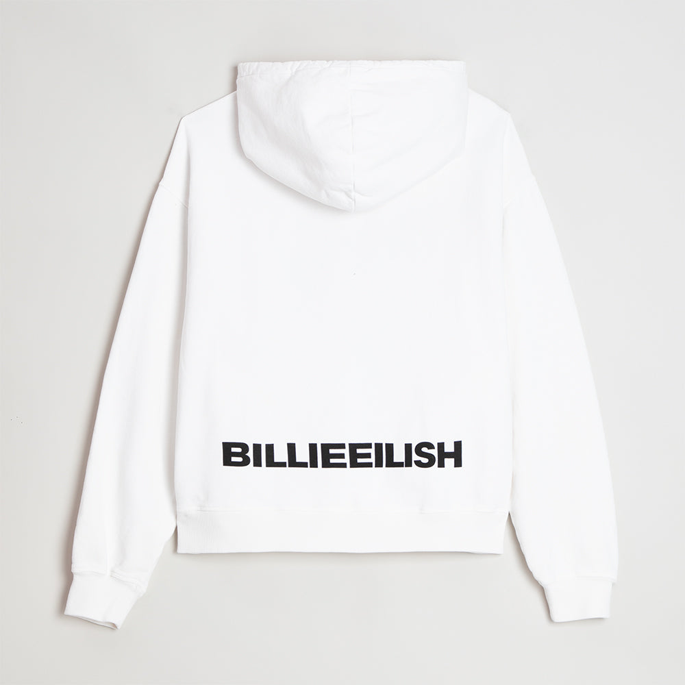 Billie Eilish - Hanging Blohsh White Hoodie