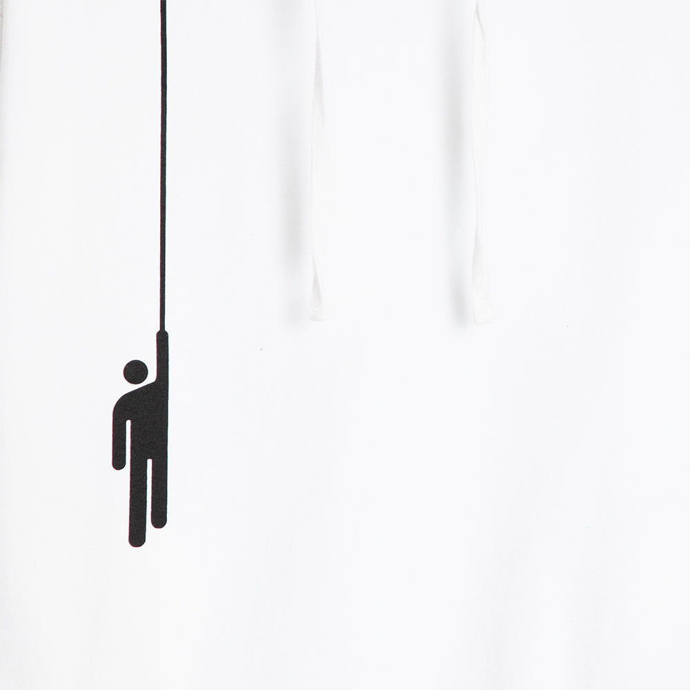 Billie Eilish - Hanging Blohsh White Hoodie
