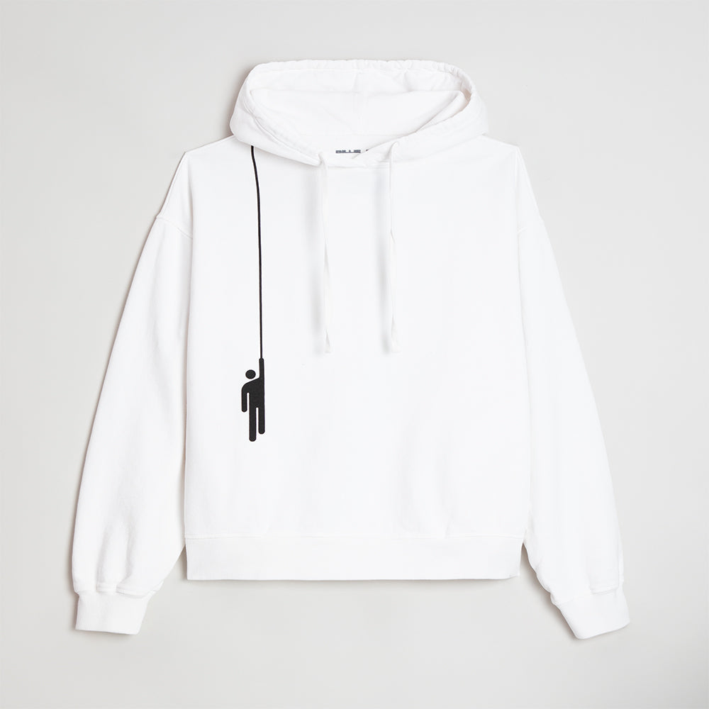 Billie Eilish - Hanging Blohsh White Hoodie