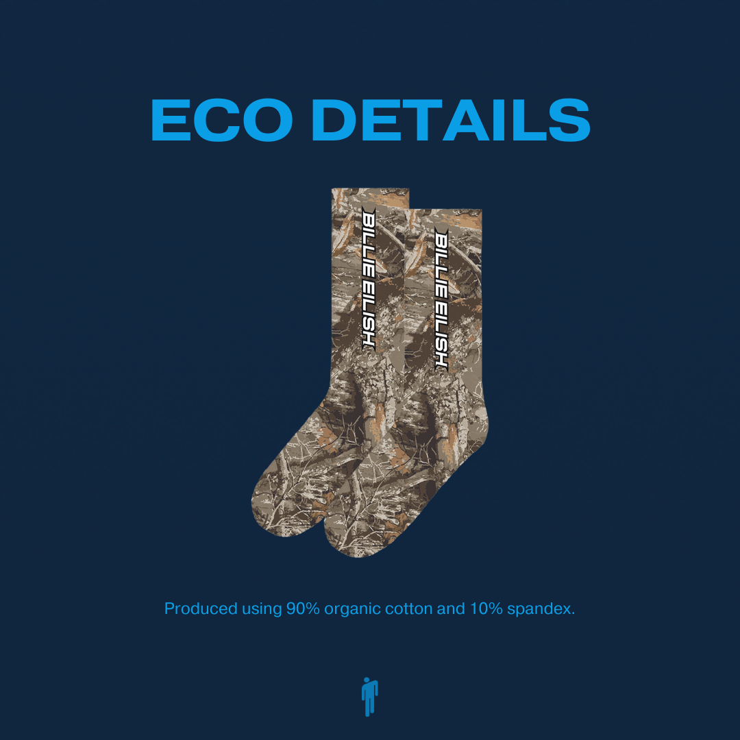 Billie Eilish - Billie Camo Socks