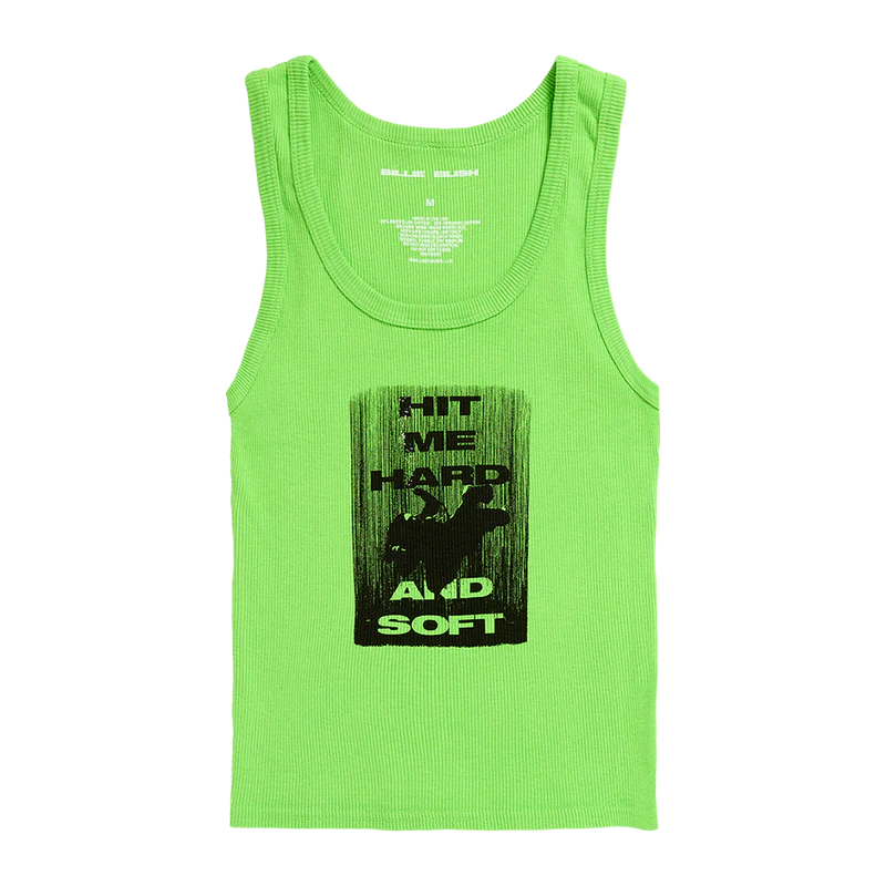 Billie Eilish - Hit Me Hard And Soft Green Crop Tank