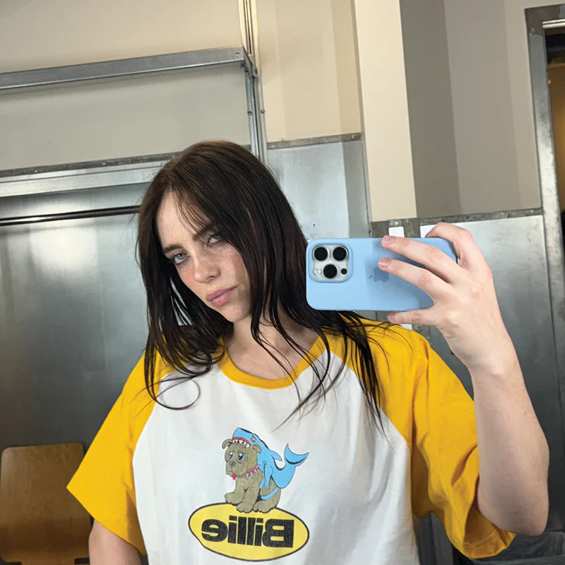 Billie Eilish - Shark Raglan Tee