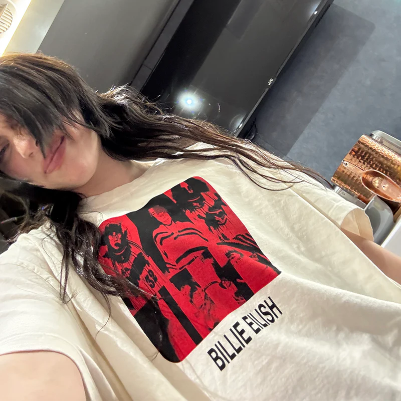 Billie Eilish - Thermal Be Collage Photo Tee