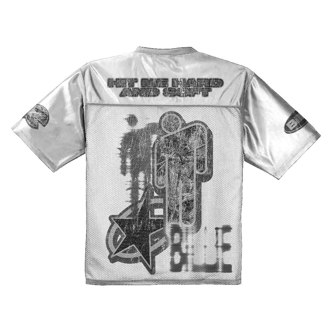 Billie Eilish - Billie Bandana White Football Jersey
