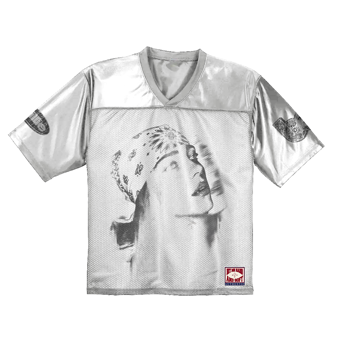 Billie Eilish - Billie Bandana White Football Jersey