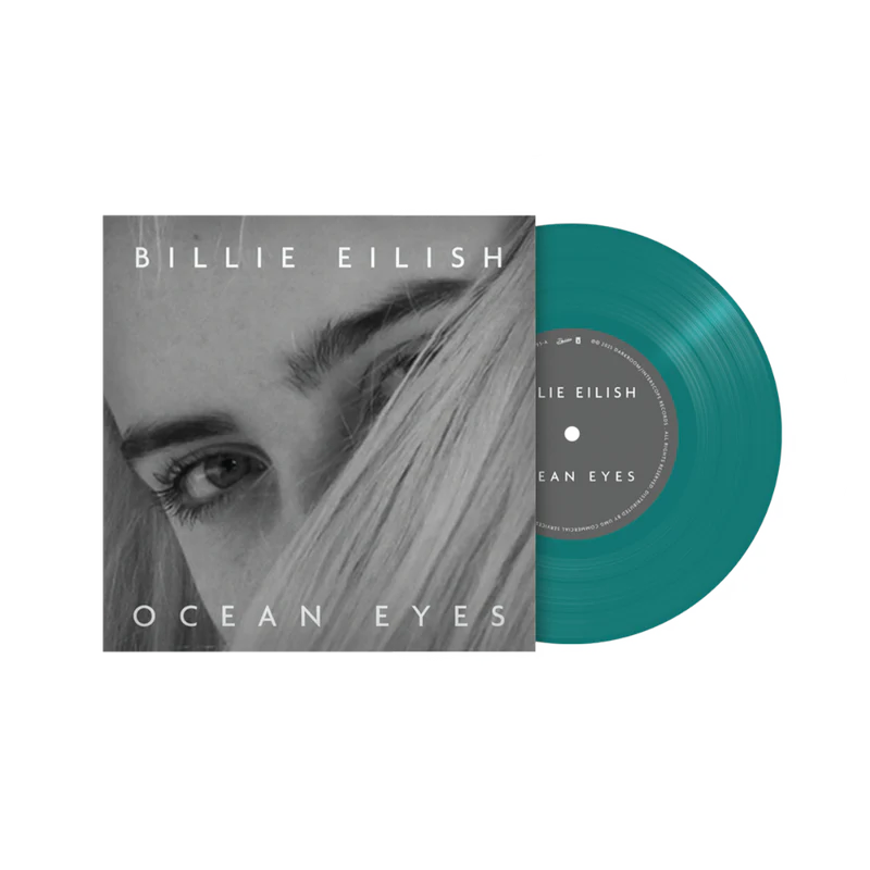 Billie Eilish - Ocean Eyes 7" Etched Vinyl [Translucent Turquoise]