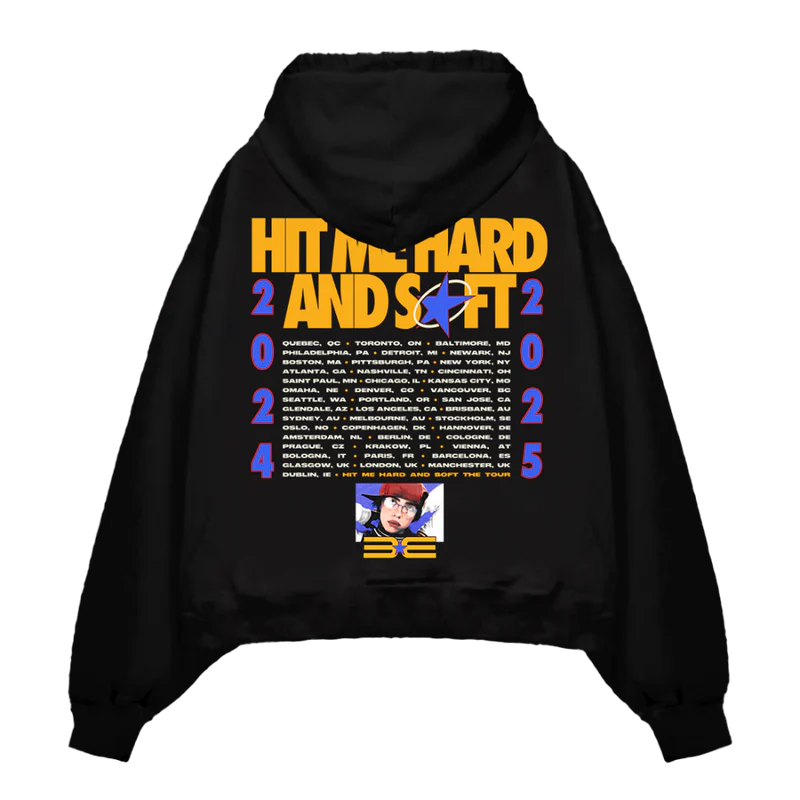 Billie Eilish - Hit Me Hard And Soft World Tour Pullover Hoodie.