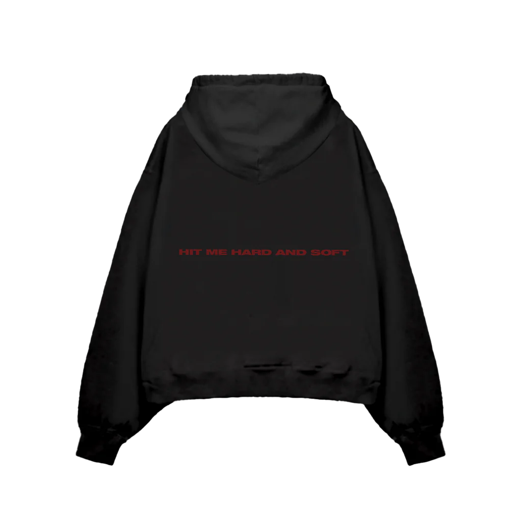 Billie Eilish - Hit Me Hard And Soft Black Cover Pullover Hoodie
