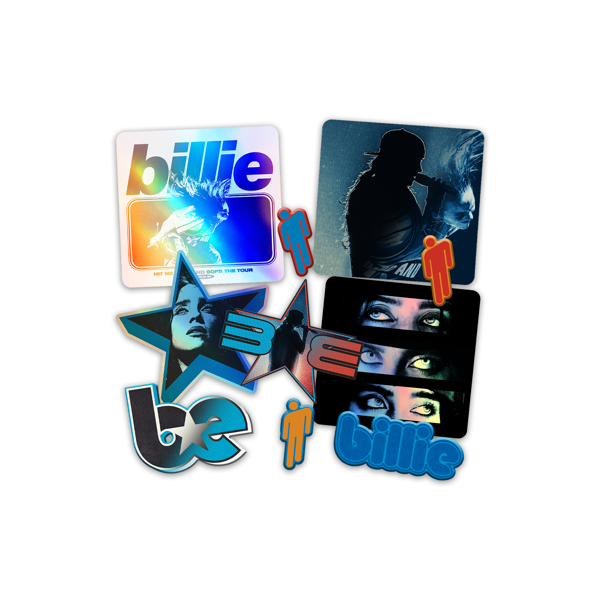Billie Eilish - Live in 3D Sticker Pack