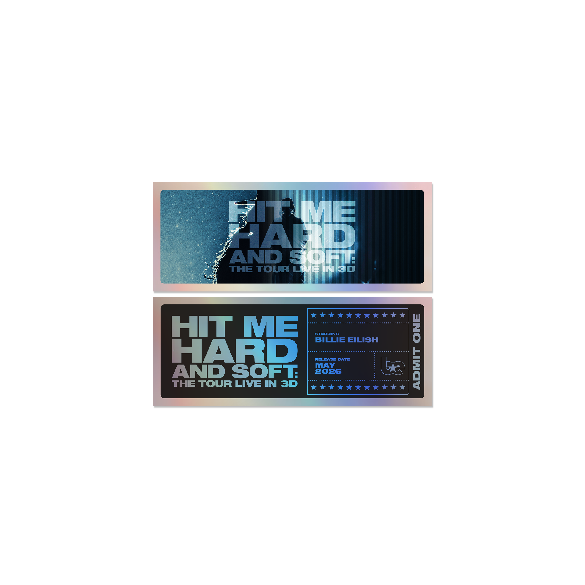 Billie Eilish - Live in 3D Commemorative Movie Ticket
