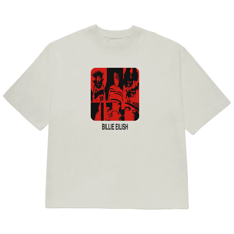 Billie Eilish - Thermal Be Collage Photo Tee