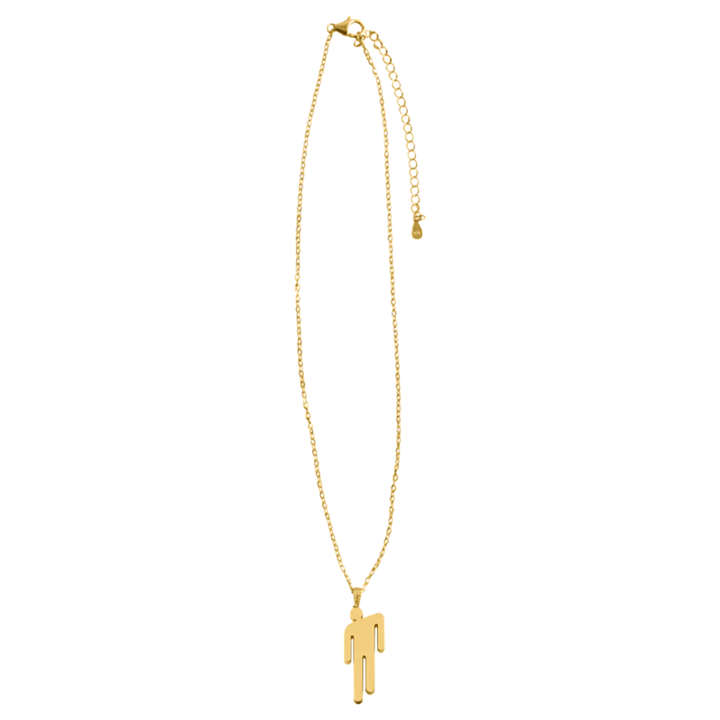 Billie Eilish - Gold Blohsh Pendant Necklace