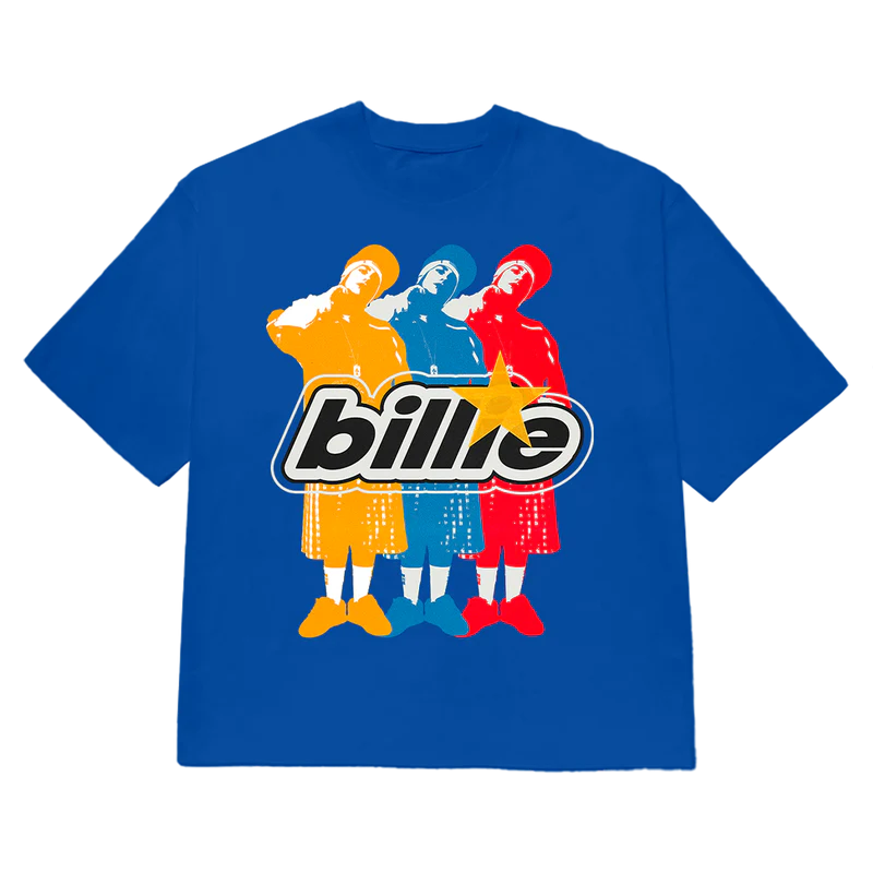 Billie Eilish - Billie Repeat Blue T-Shirt