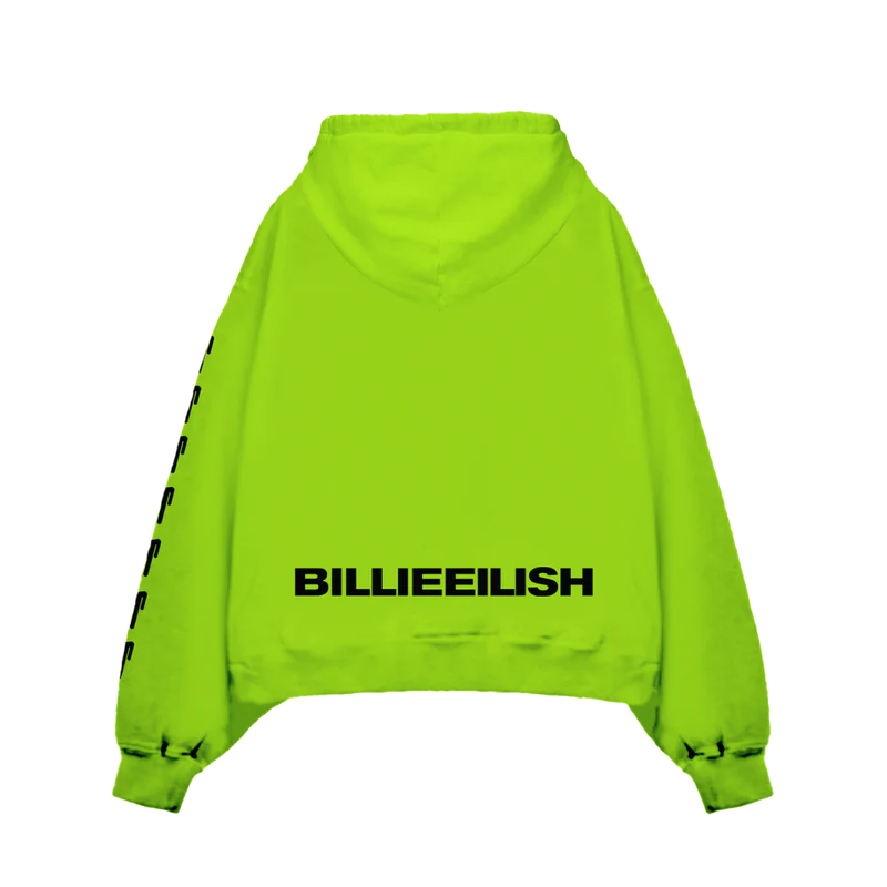 Billie Eilish - Hanging Blohsh Green Hoodie