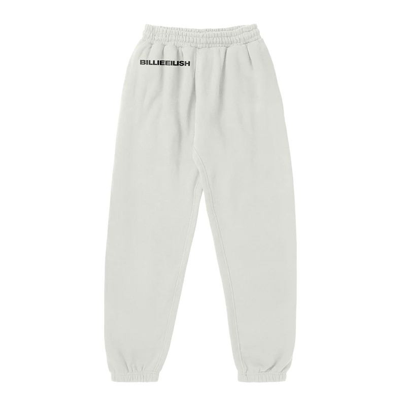 Billie Eilish - Hanging Blohsh White Sweatpant