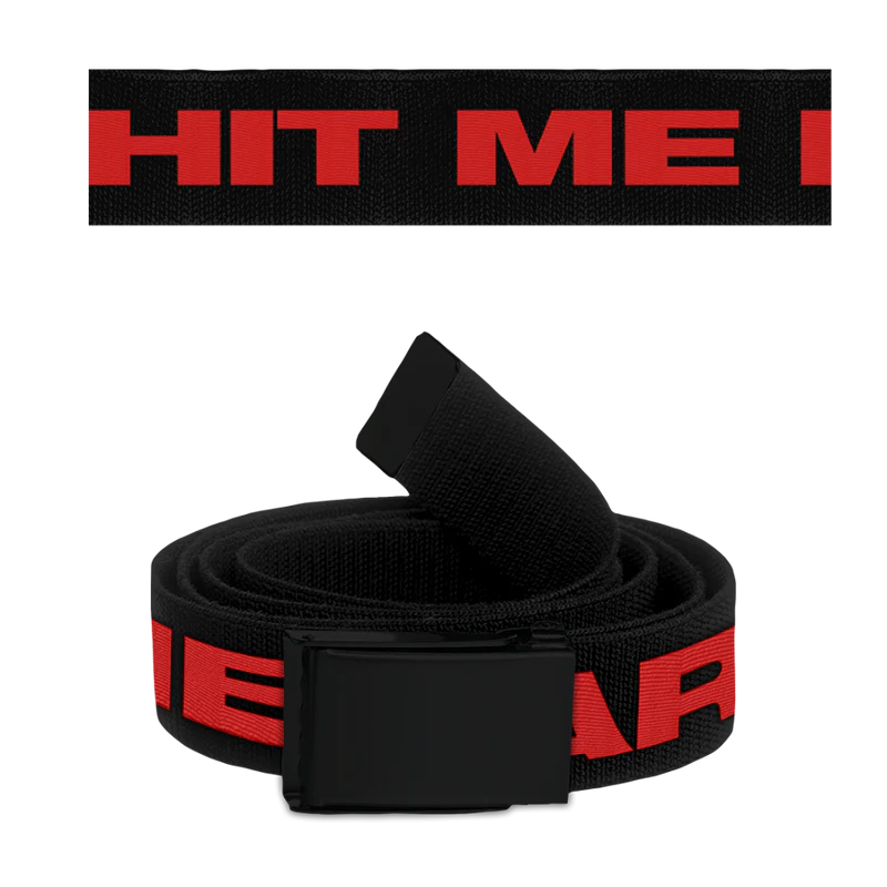 Billie Eilish - Hit Me Hard And Soft Black And Red Belt